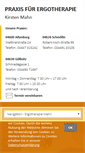 Mobile Screenshot of ergotherapie-mahn.de